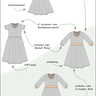 Kyara Jerseykleid Ballonärmeln, Kräuselrock BU 80-116 A4+A0 thumbnail number 4