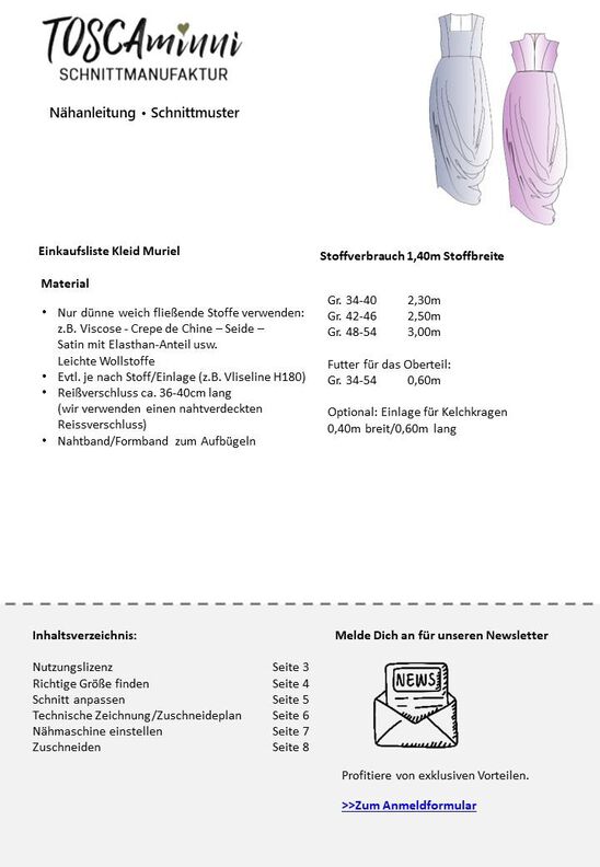 Kleid Muriel Gr. 34-54 Schnittmuster image number 8