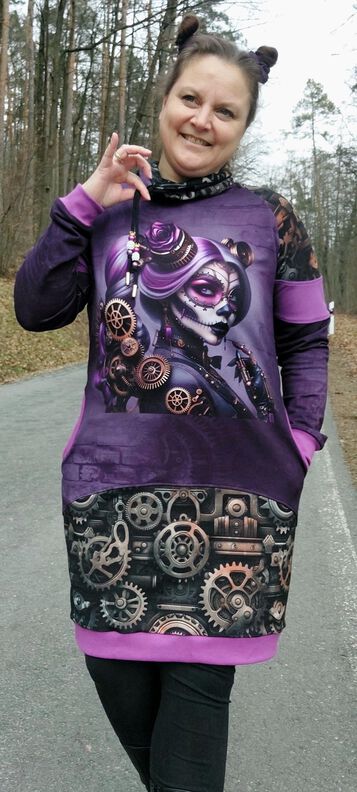 Querida - Raglan Sweatkleid Gr. 34 - 52 image number 10