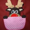 3-D Rentier Elch aus der Tasche Weihnachten ITH Stickdatei thumbnail number 6