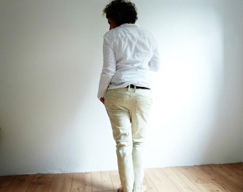 Chino Hose CONFORTA FEMININ (34-48) Schnittmuster image number 4