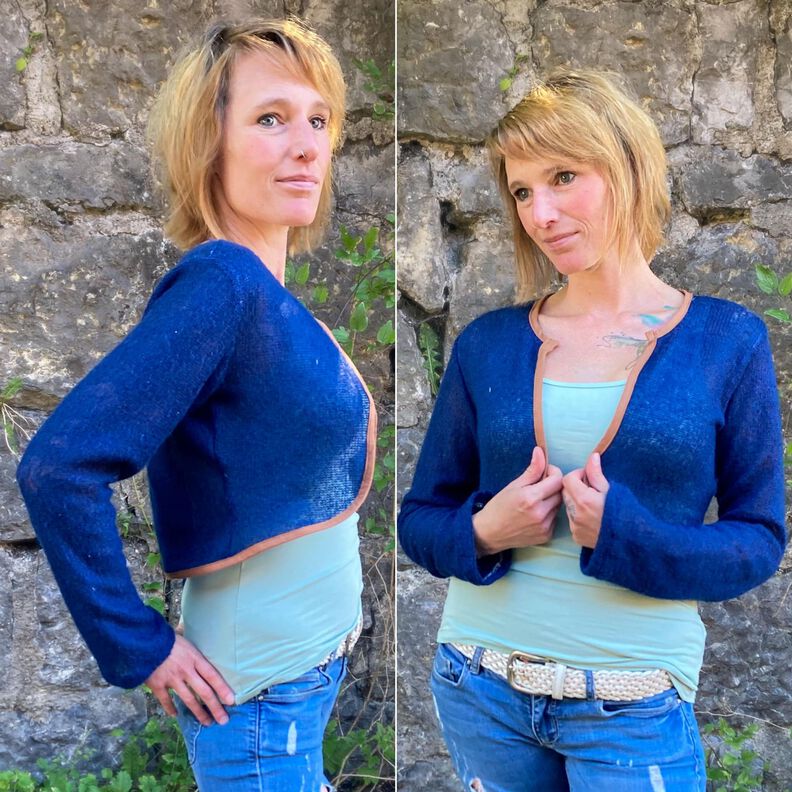 Damen Cardigan Bolero Jacke SEDIKIT ♥ Gr. 34-56 image number 4
