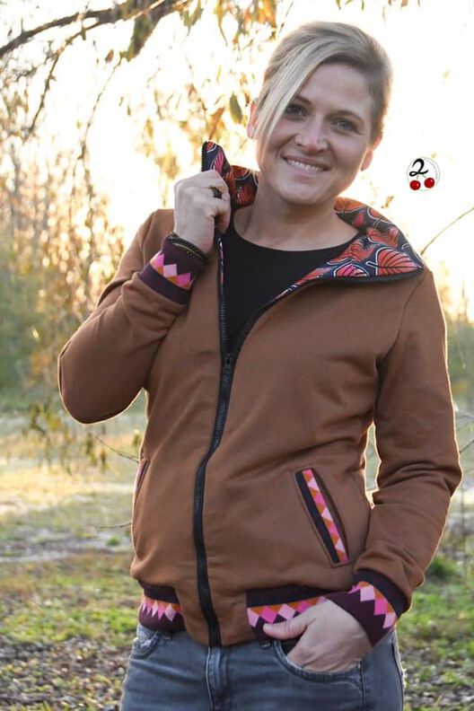 Sweatjacke Miss Co(o)llege - Nähanleitung und Schnittmuster image number 5
