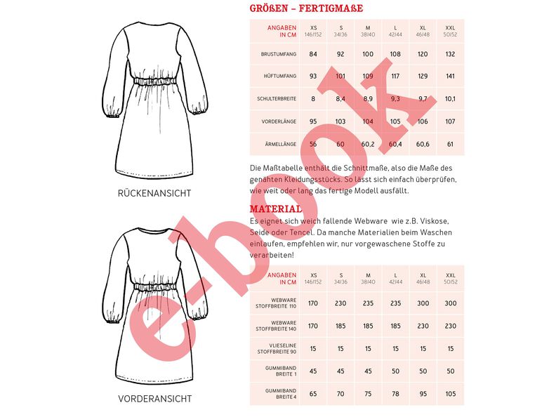 FRAU SANJA - lockeres Kleid mit Gummizügen XS-XXL image number 10