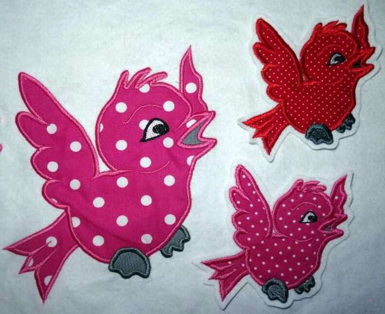 Stickdatei frecher Spatz Vogel image number 2