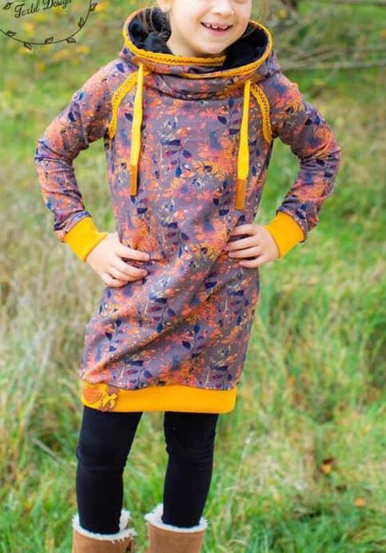 Hoodie Kinder - Schnittmuster Gr. 74-176  - deine VANJA #19 image number 4