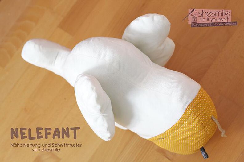 Elefantenkissen Nelefant (Nähanleitung und Schnittmuster) image number 8
