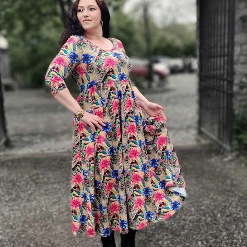 Kleid Grazia Nähanleitung+Schnittmuster Gr. 34-54 image number 3
