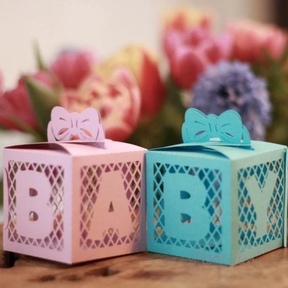 Plotterdatei Baby Box aus Papier/Pappe