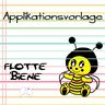 Flotte Biene Applikationsvorlage thumbnail number 1