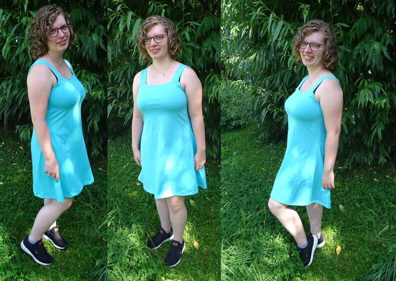 Kleid Anni Trägerkleid nähen Schnittmuster in Gr. 34 - 48  image number 9