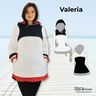 Hoodie Valeria Gr. 34-54 Schnitt(muster) & Nähanleitung thumbnail number 1