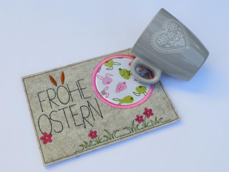 ITH Stickdatei Ostern SET Mugrug Wunscherfüller Schokohülle image number 3