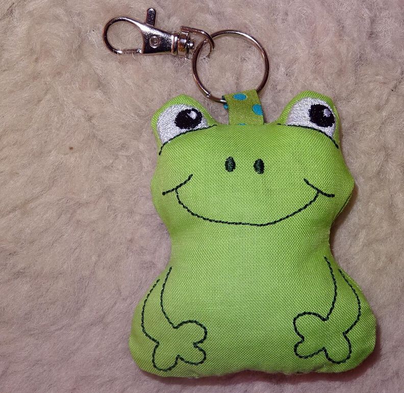 Frosch ITH 6cm bis 13cm Stickdatei image number 5