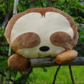 Faultier Kissen in 3 Größen nähen