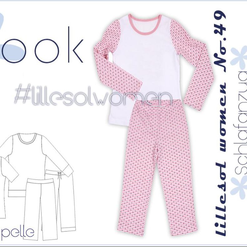 Ebook / Schnittmuster lillesol women No.49 Schlafanzug image number 1