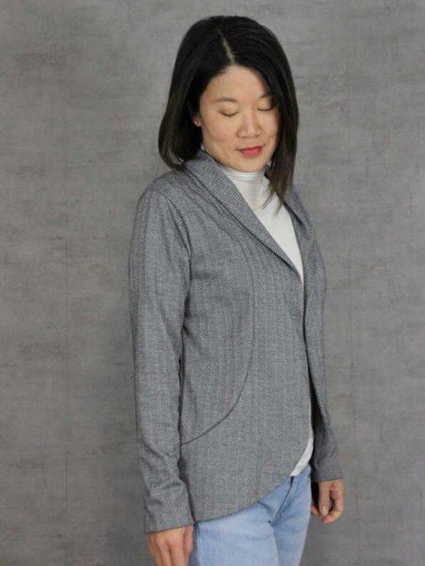 Blazer "LILO" Nähanleitung und Schnitt Gr. 158–46 image number 7