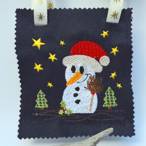 Stickdatei Schneemann Vollstick 10x10cm