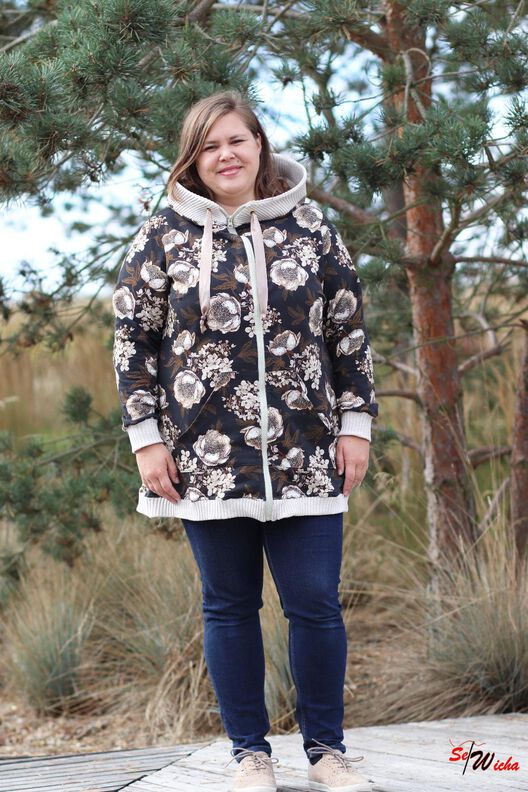 Sweatjacke Damen - Schnittmuster Gr. 32-58 -meine CLARA #101 image number 7