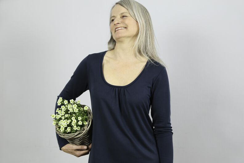 FRAU VLIELAND - Kleid mit Rundhalsausschnitt image number 5