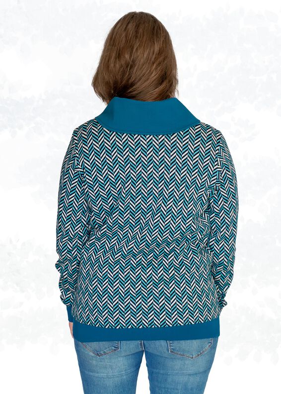 Jenna – Bequemer Damen Hoodie/Pullover BU 80-116, A4+A0 image number 6
