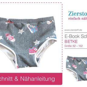 Unterwäsche "BETKE", Schnittmuster & Nähanleitung Gr. 158-46
