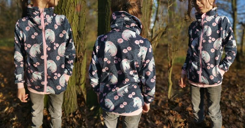 Cesana: coole Sweatjacke mit Falten Kragen: ebook 92-158 image number 8