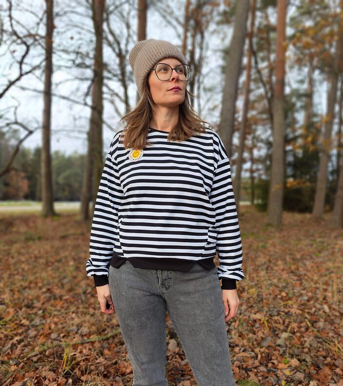 Sweater RUBANO Gr. 32-56 + gratis Plottdatei Schnittmuster image number 11