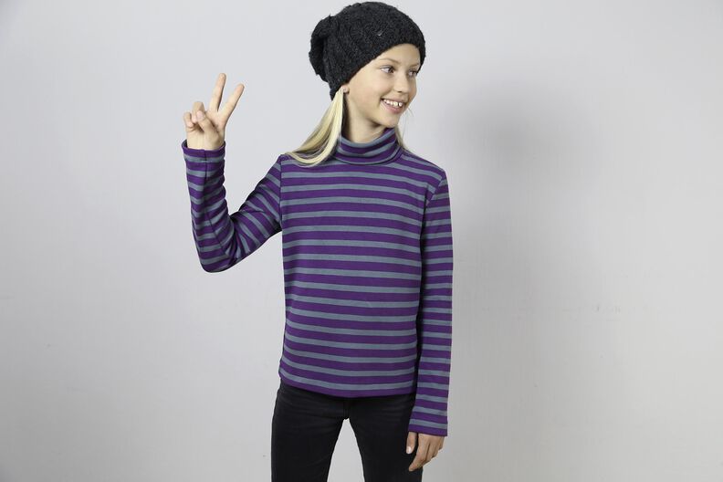 ROMY - Langarmshirt mit Rollkragen 98-152 image number 5
