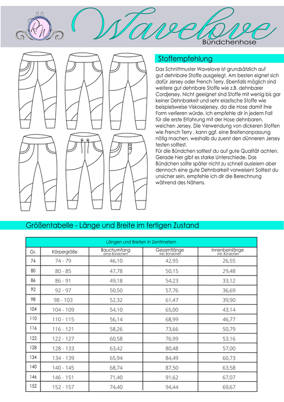 Wavelove Hose Gr. 74 bis 152 image number 2