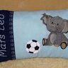Elefant mit Fu&szlig;ball inkl. Kissen ITH Stickdatei thumbnail number 3