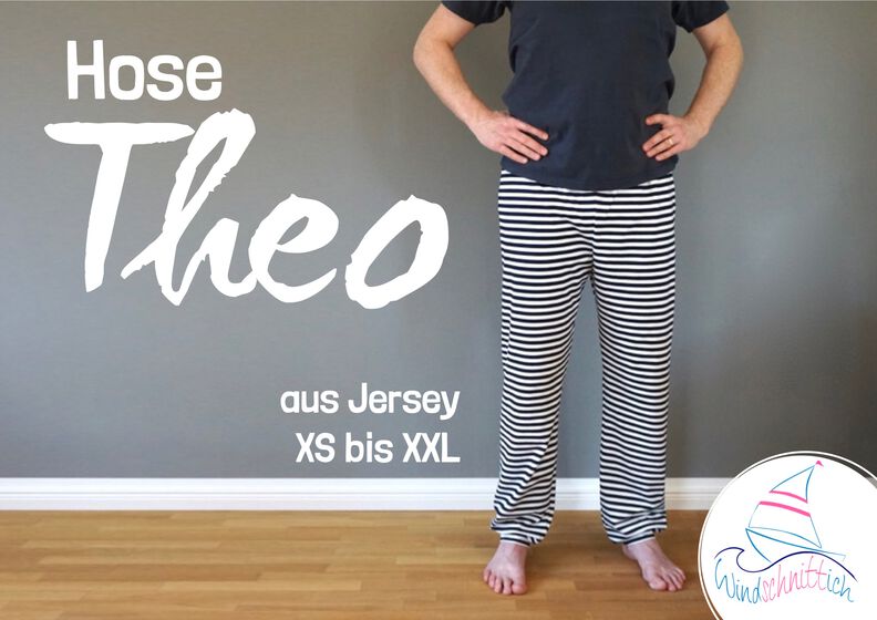 Hose Theo – Jerseyhose für Männer XS – XXL * A4, A0, Beamer image number 6