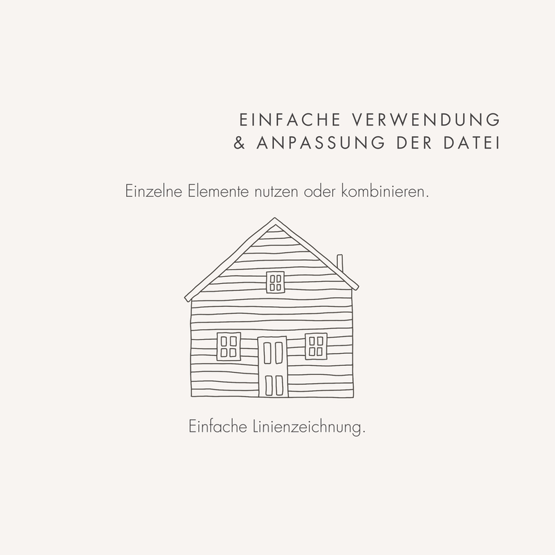 Plotter- und Laserdatei "HOUSE" SVG PNG image number 3