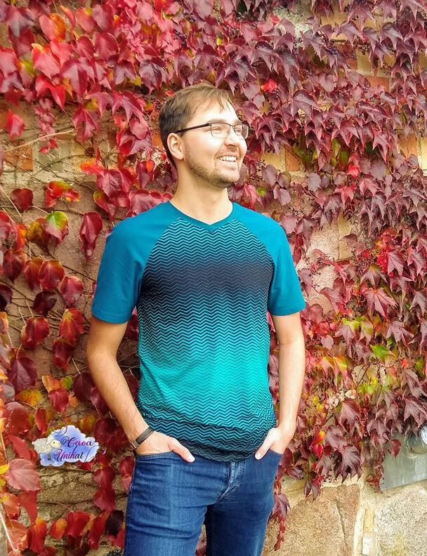 SKAGERRAK Herren Raglanshirt | Schnittmuster PDF | 44–72 image number 4