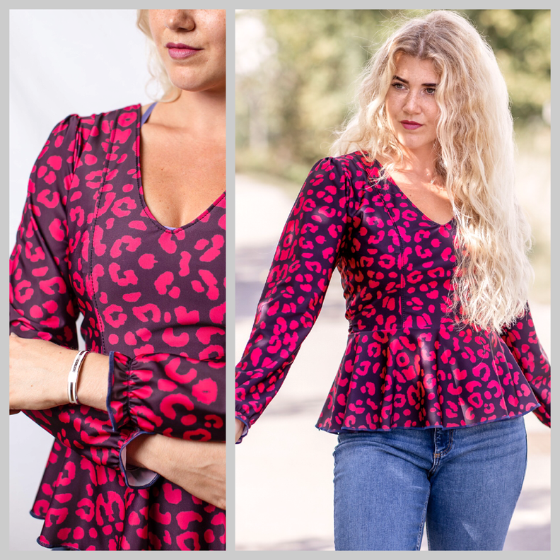 Bluse #Irina Nähanleitung und Schnittmuster (XS-XL) image number 1