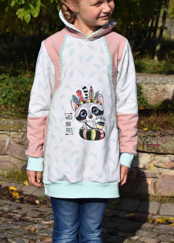 Kinder Hoodie oder Kleid viele Varianten KADO ♥ Gr. 92-164 image number 5