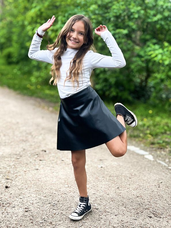 EASY SKIRT KIDS Nähanleitung und Schnittmuster Gr. 80-176 image number 5