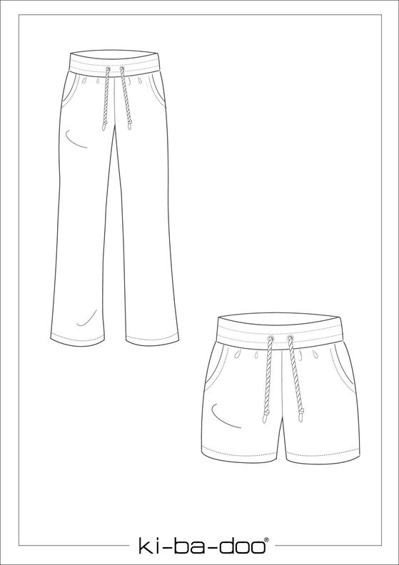 Ebook Mix&Match Sommer-Basic Hose #01 Damen Gr. 32-48 DIN A4 image number 4