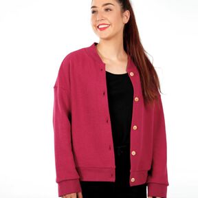 FRAU AYLA &bull; Cardigan im Blousonstyle XS - XXL