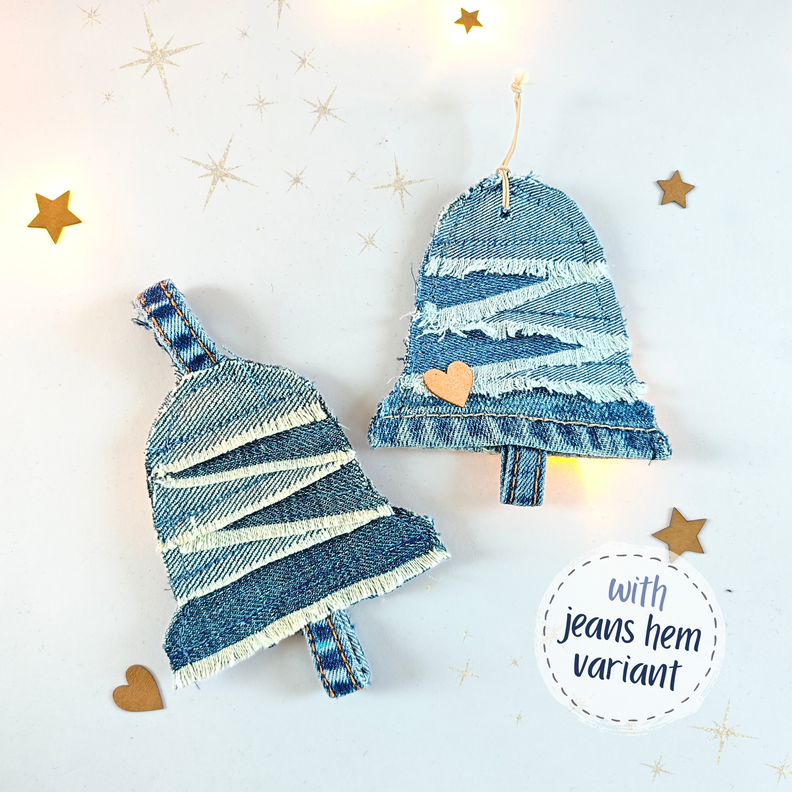 Weihnachts-Anhänger, Tanne, Glocke, Herz & Stiefel image number 3