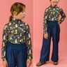 Kinder Shirt Rollkragen Schmal PERAN ♥ Gr. 110-164 thumbnail number 3