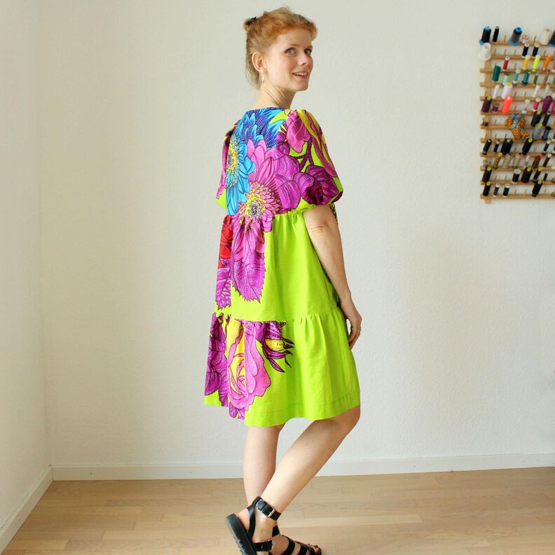 Sommerkleid  oder Top mit Puffärmeln "Natalie"  Gr. 34-54 image number 5