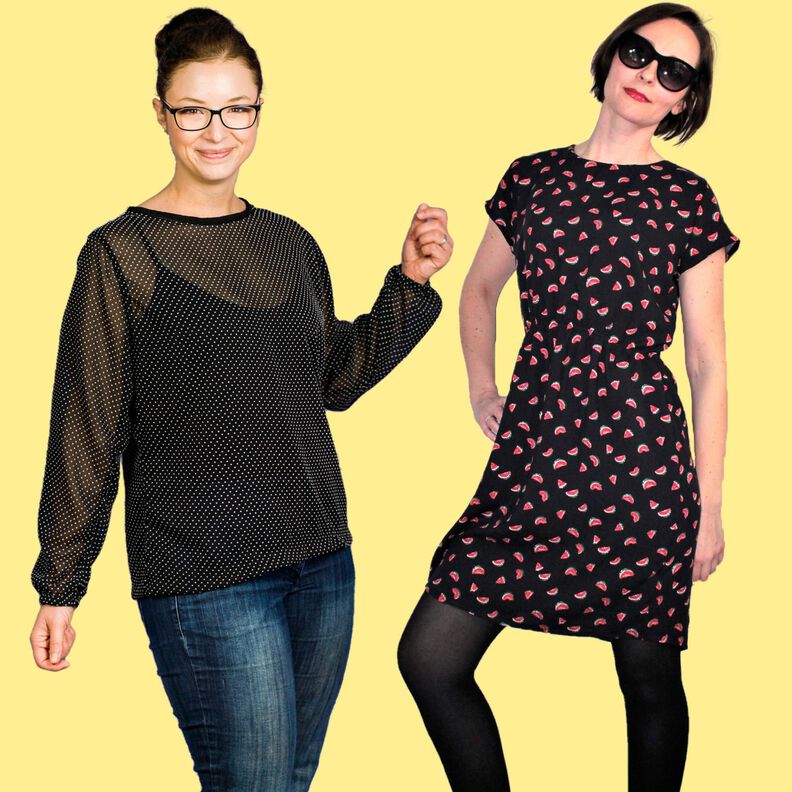 Kleid easy, sehr viele Varianten MENARI ♥ Gr. XS-XXL image number 5