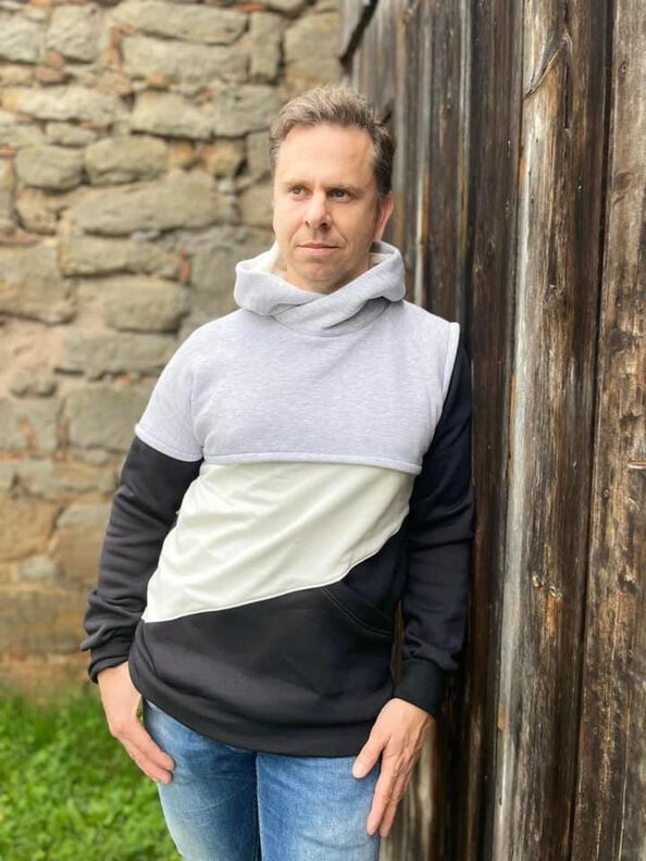 Hoodie Elias Gr.44-64  inkl. Ebenen und Beamerdatei image number 7