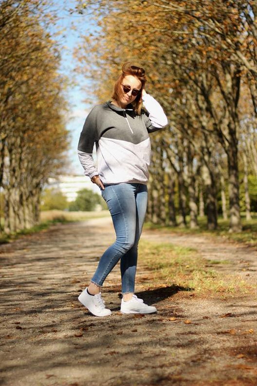 Unisex Sweater mit Reißverschluss Kragen BUKA ♥ Gr. XS-XXXL image number 8