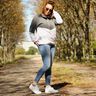 Unisex Sweater mit Reißverschluss Kragen BUKA ♥ Gr. XS-XXXL thumbnail number 8