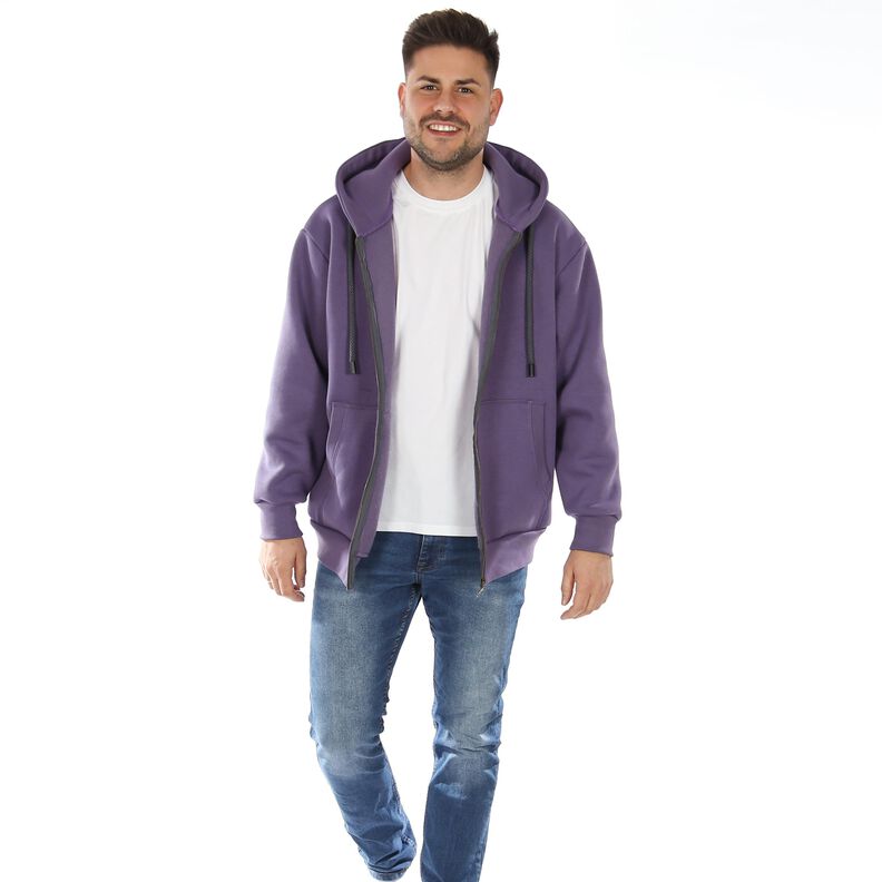 HERR LOU - Sweatjacke mit Kapuze  XS-XXL image number 2