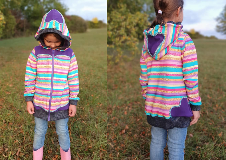 Lovely Heart Jacke und Hoodie Gr. 74 bis 152 image number 8