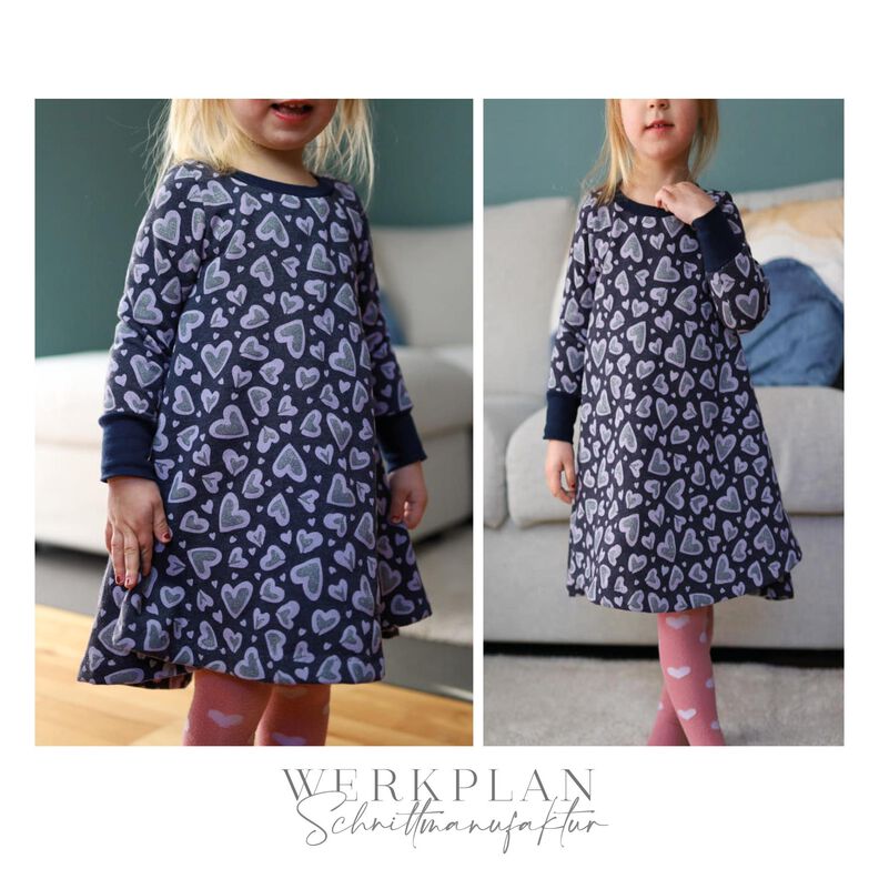 Little LadyWERK | Ganzjahreskleid | KIDS 74 -122 | A4 & A0 image number 5