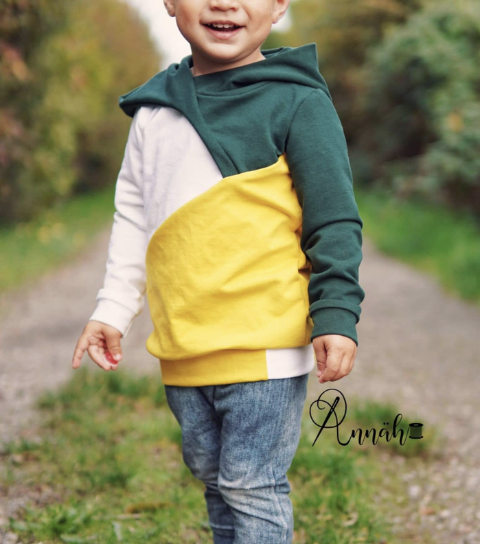 E-Book Hoodie Asymmetrie Gr. 68 - 98 image number 3